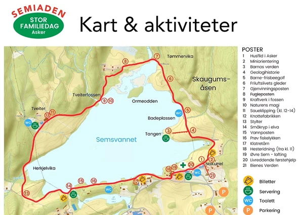nytt og oppdatert kart - a3